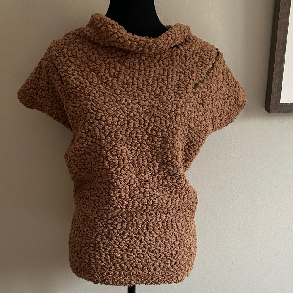 Elegant Tan Women's Cowl Neck Sweater - Simply Vera by Vera Wamt
